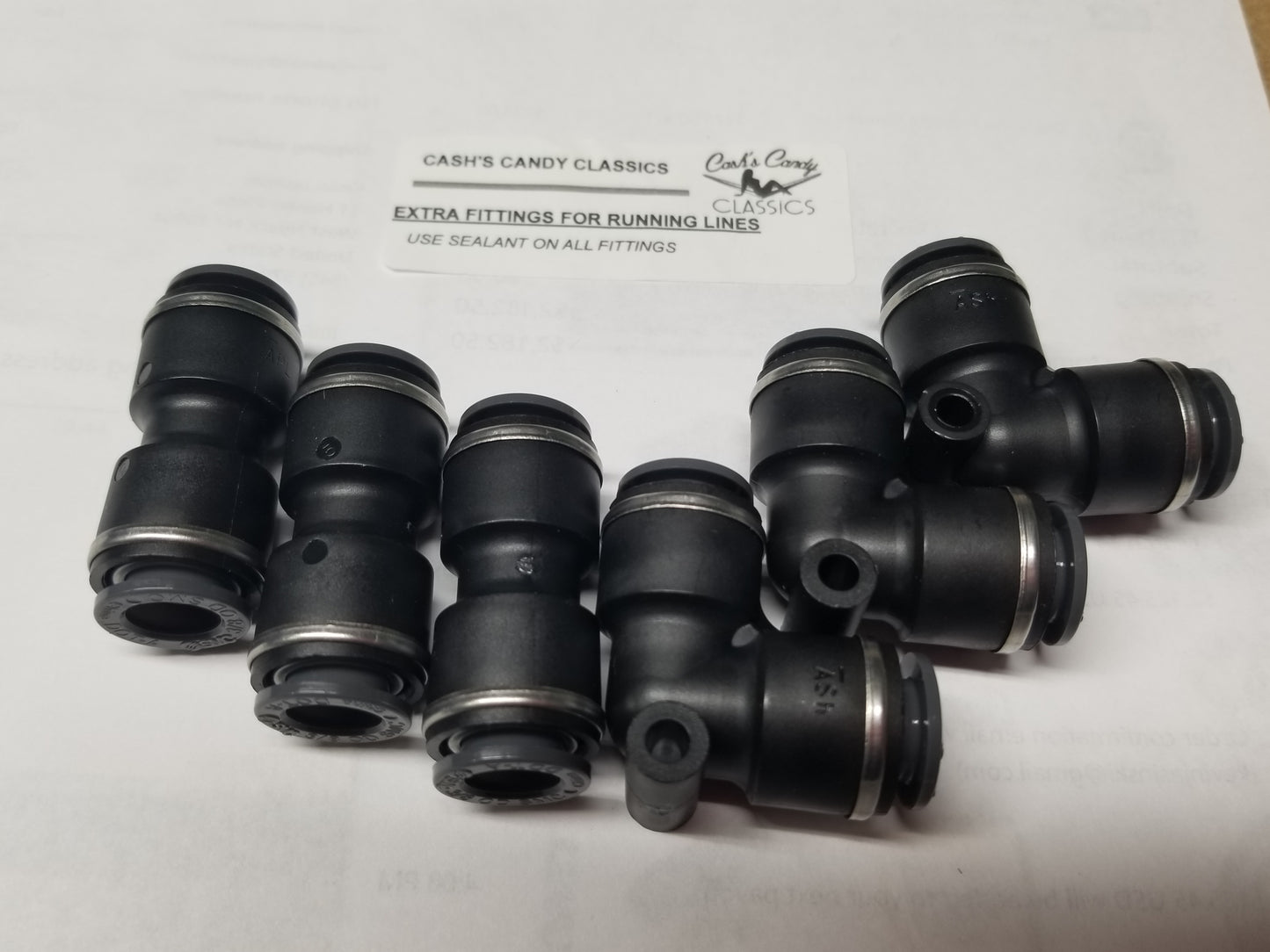 SMC DOT AIR FITTINGS 6 PACK