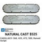 Valve covers Cadillac Natural Cast, Raised Script
